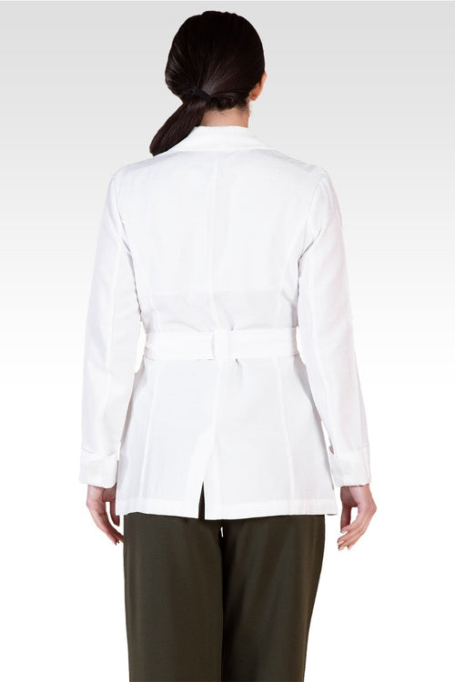 Midge Off-White Wrap Blazer