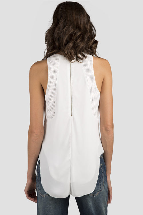 Women White Vegan Leather