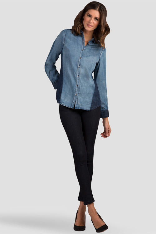 Dark Rinse Ankle Skinny Jeans