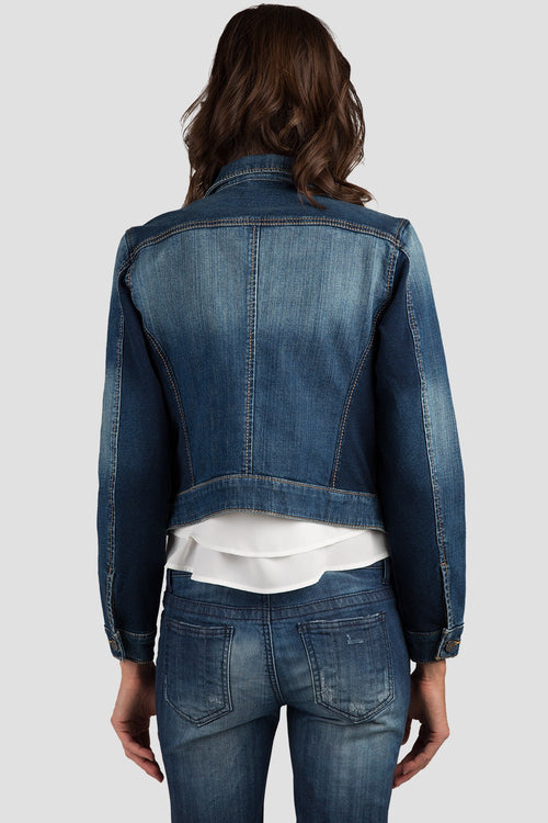Women Blue Denim Jacket