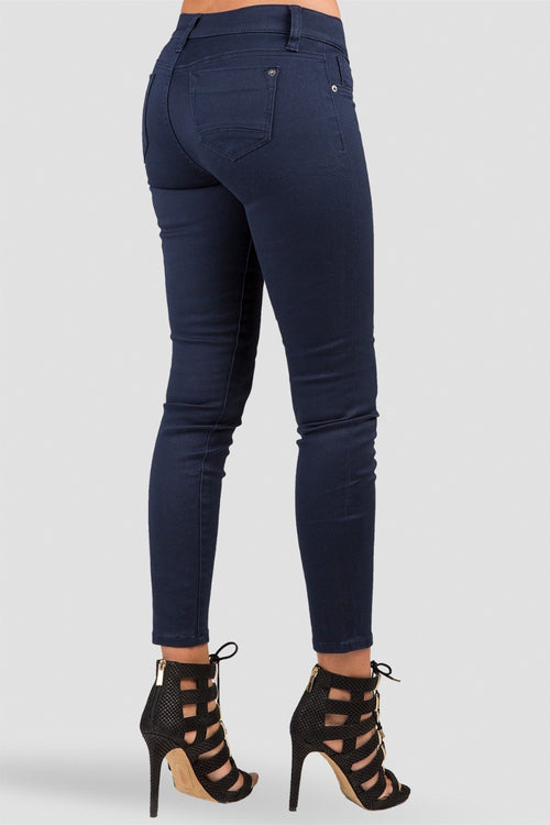 Hi Wire Navy 29'' Capri Faux Front Skinny Jeans