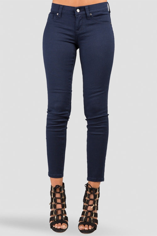 Hi Wire Navy 29'' Capri Faux Front Skinny Jeans