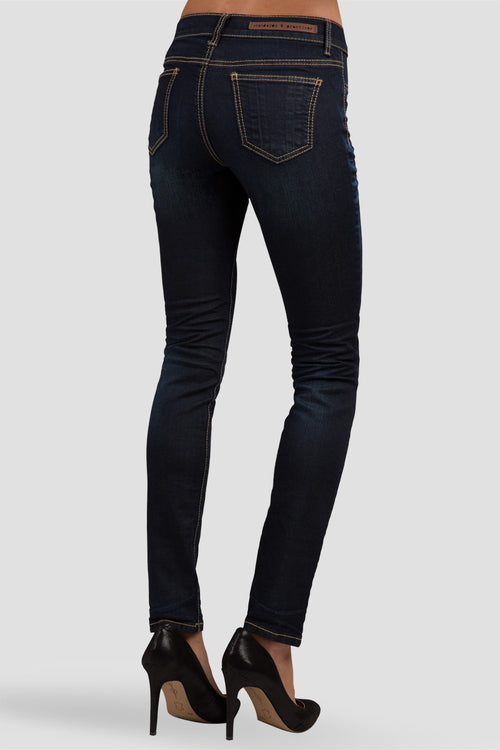 Women Denim Dark Wash Skinny Jeans