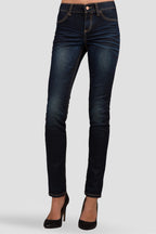 Women Denim Whisker Skinny Jeans