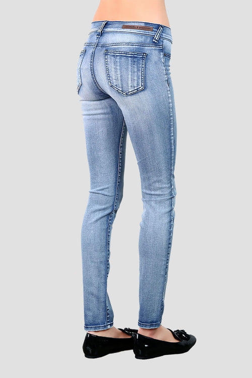 Women Light Blue Wash Denim