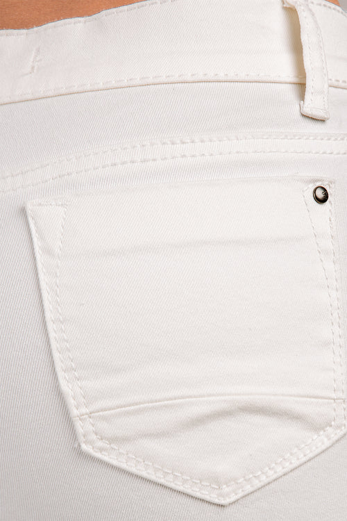White Cropped jeans