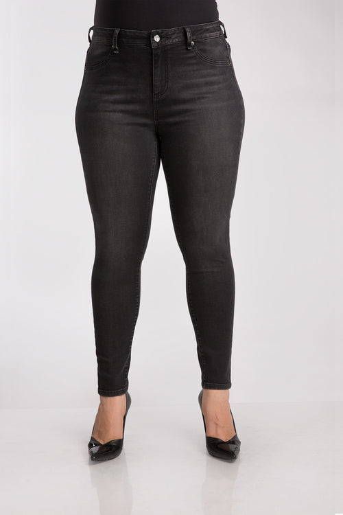 Antique Wash Skinny Jeans Midrise