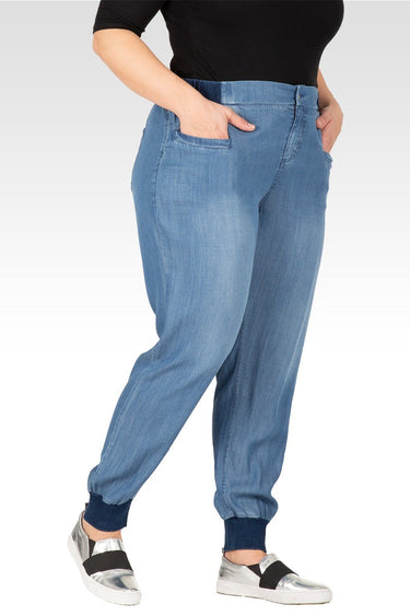 Women Plus Indigo Joggers 