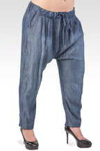Standards & Practices Contemporary Fashion Women Light Wash Indigo Tencel Jogger Pants