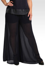 Women's Palazzo Pant In Navy