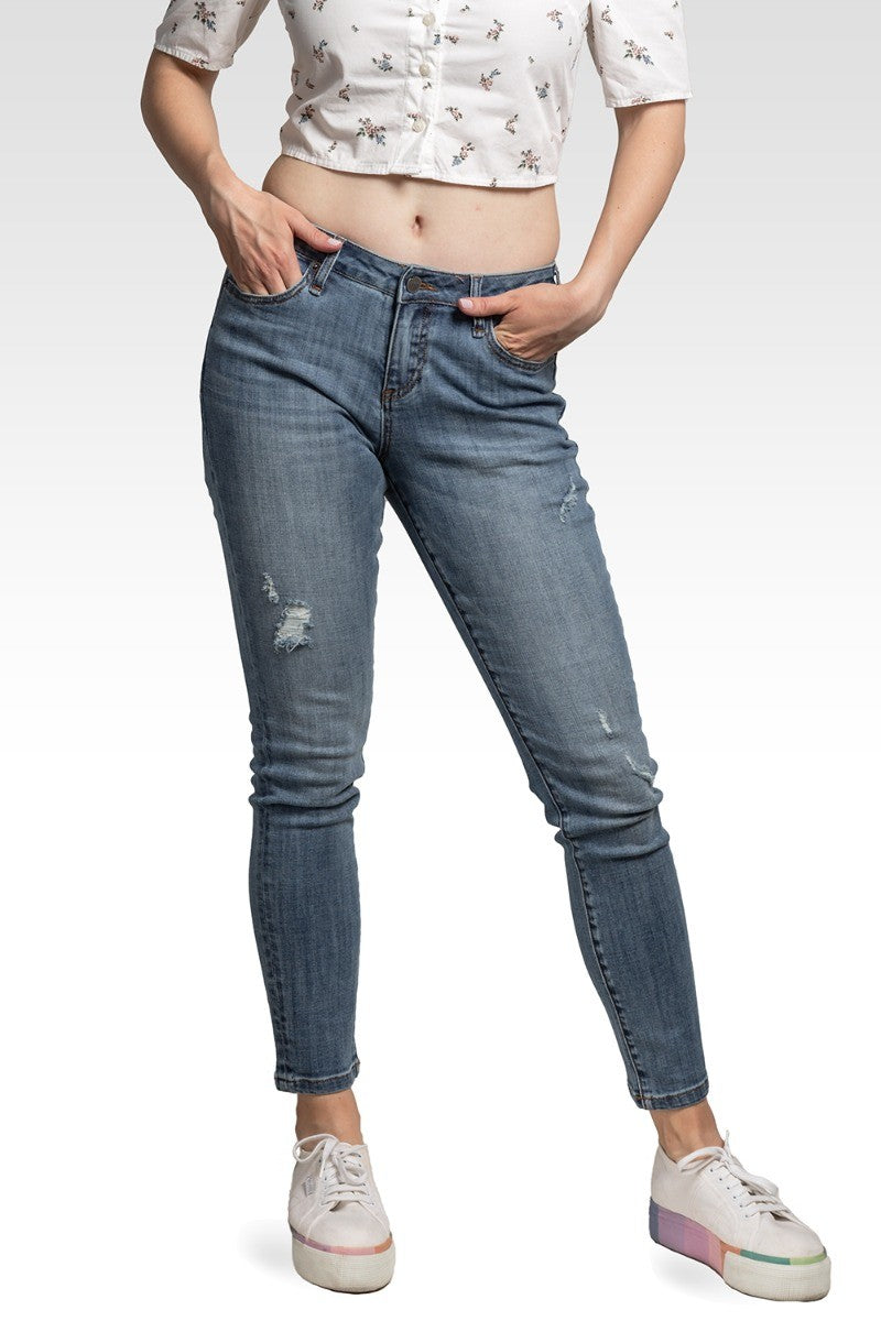 Standards & Practices Women's Slight Ripped Skinny Jeans ...