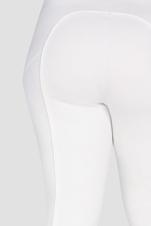 Standards & Practices Plus Size Women's White Ponte Skinny Pants