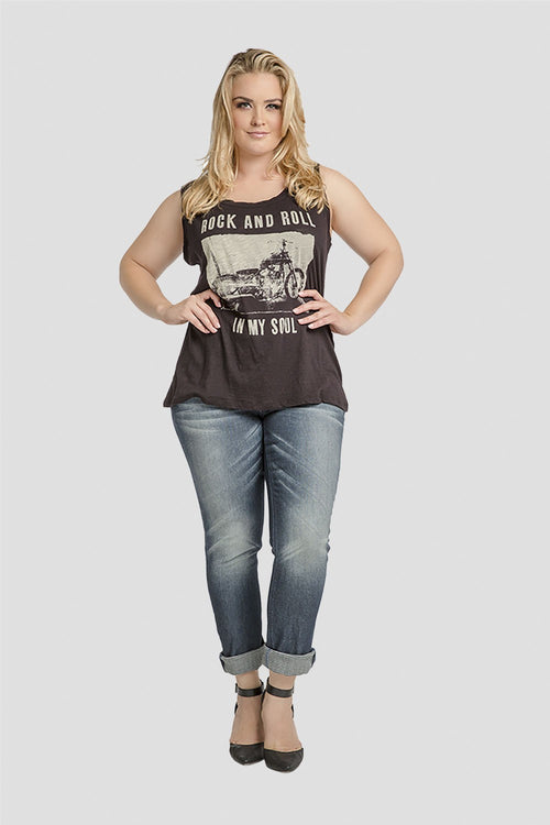 Boyfriend Jeans with Rolled Cuffs 