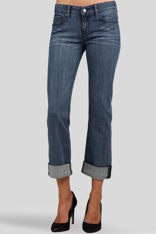 X-Boyfriend Citizen Blue Boy Fit Midrise Rolled Jeans