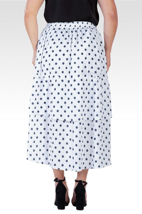 Godiva Womens Plus Size Asymmetrical Skirt