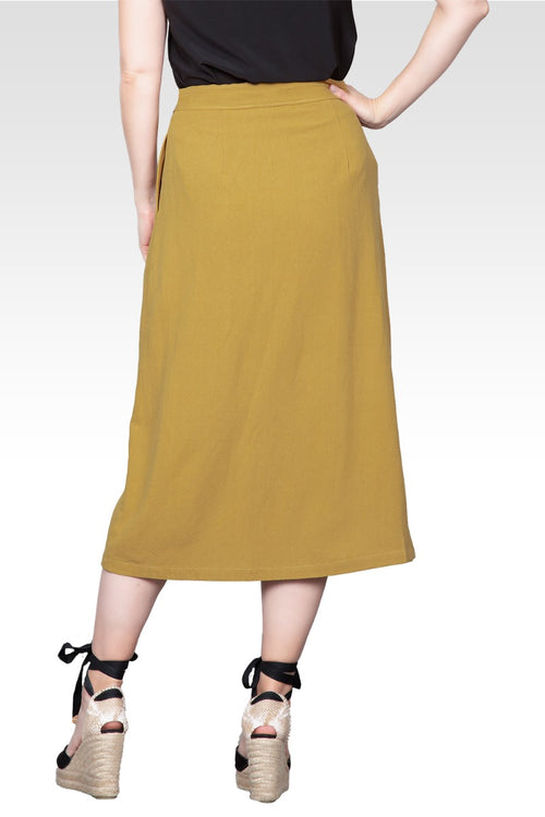 Wrap Style Maxi Skirt