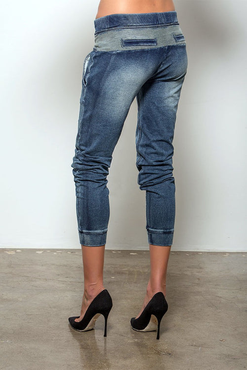 Women Indigo Jogger Pants