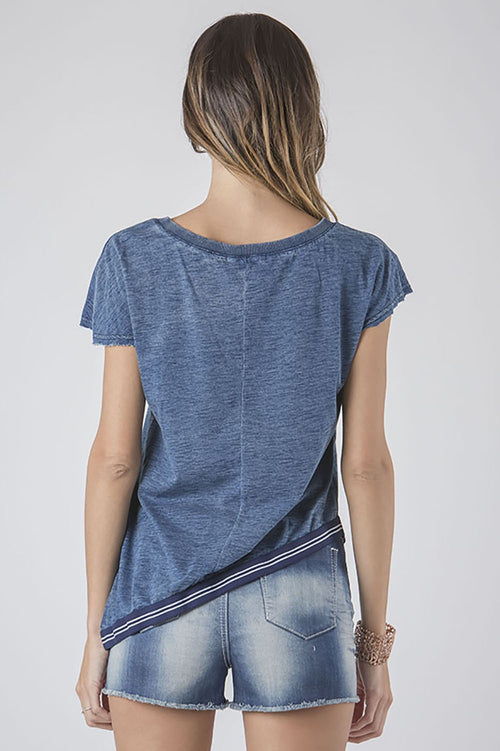 Standards & Practices Contemporary Fashion Women Asymmetrical Top 