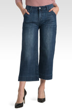 Aline Stretch Woven Eastside Midrise Cropped Jeans W Pork Chop Pockets