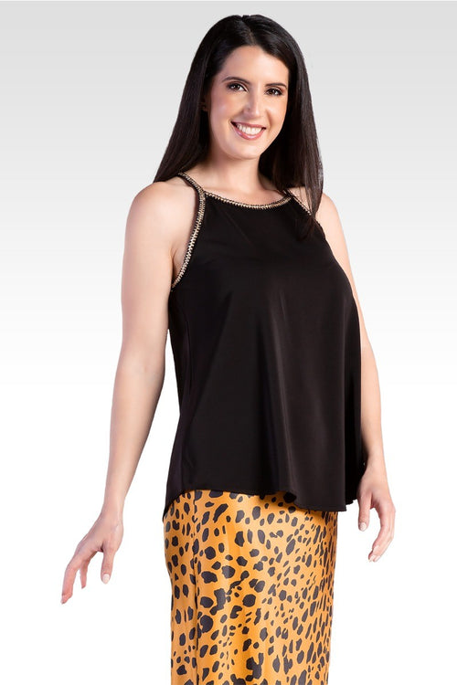 Ara Women's Gold Trim Tank Top