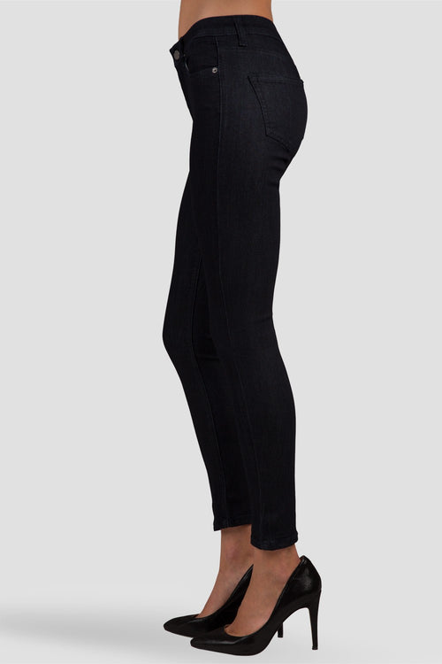 Women Dark Rinse Ankle Skinny Jeans