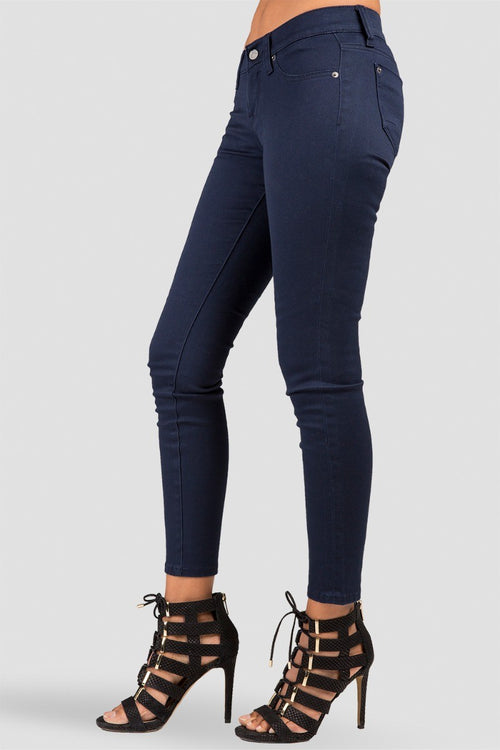 Hi Wire Navy 29'' Capri Faux Front Skinny Jeans