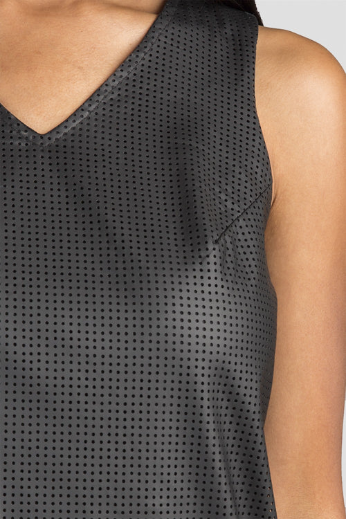 Women Black tiffany Chiffon Mesh Mini Dress