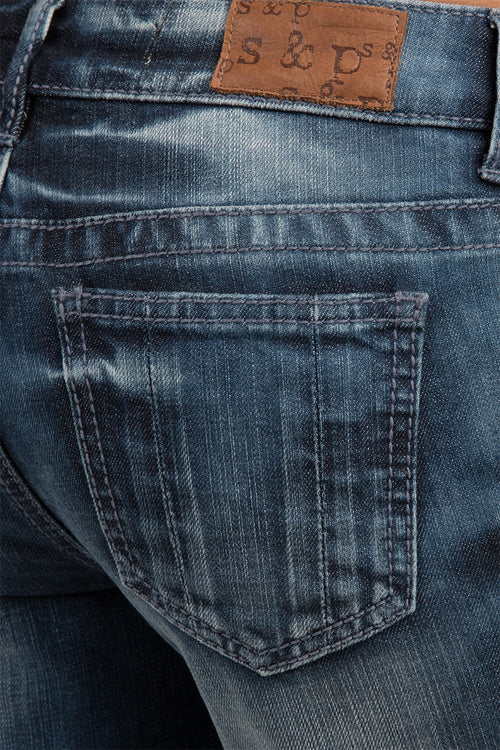 Denim Low Rise Boyfriend Jeans